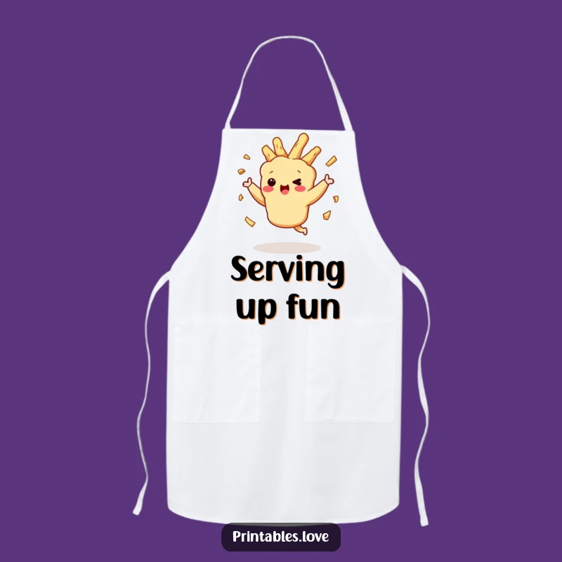 Funny Dancing Tempura Apron: Crispy Chef Moves, Hilarious Kitchen Gift