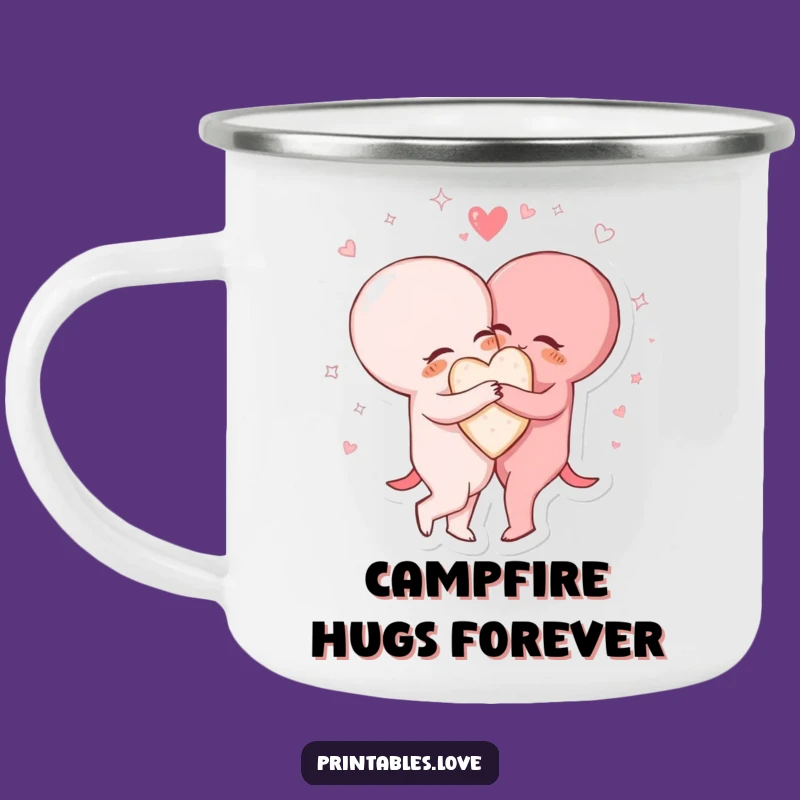 Funny Heart Hug Adventure Mug - Sip Love on Your Next Expedition