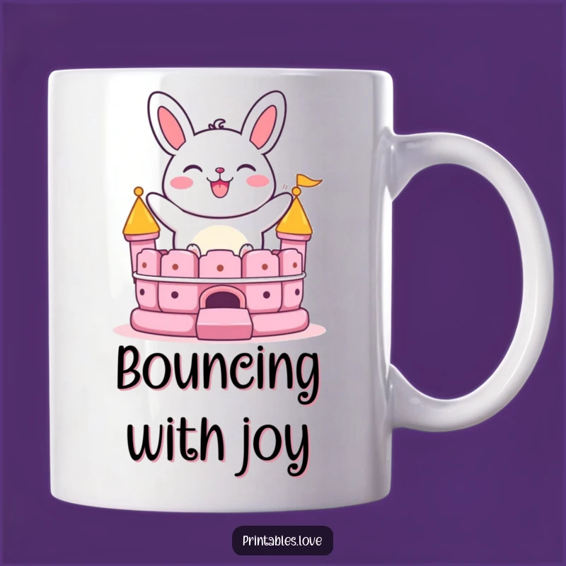 Funny Bao Bun Bounce Mug: Grinning Character Gift for Playful Foodies and Kids