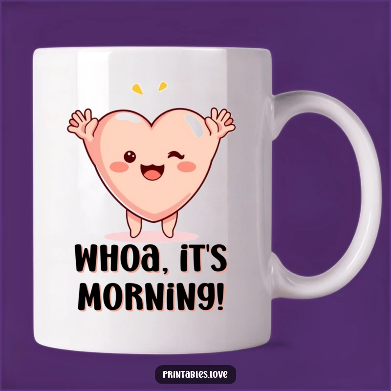 Funny Surprise Heart Mug: A Hilarious Gift for Unexpected Joyful Moments