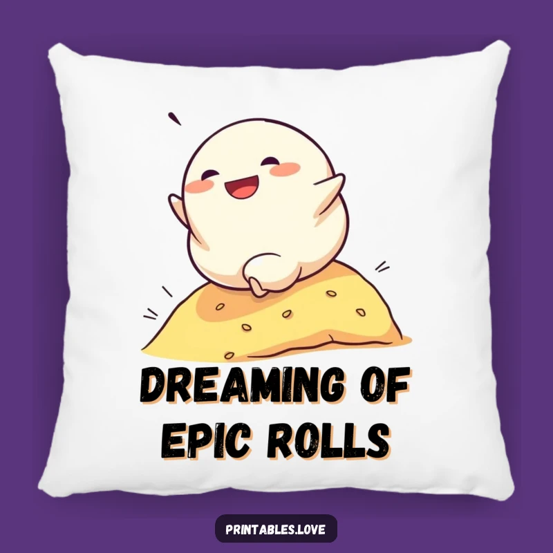 Funny Dumpling Rolling Pillow: Cozy Determined Glee for Comfy Spaces