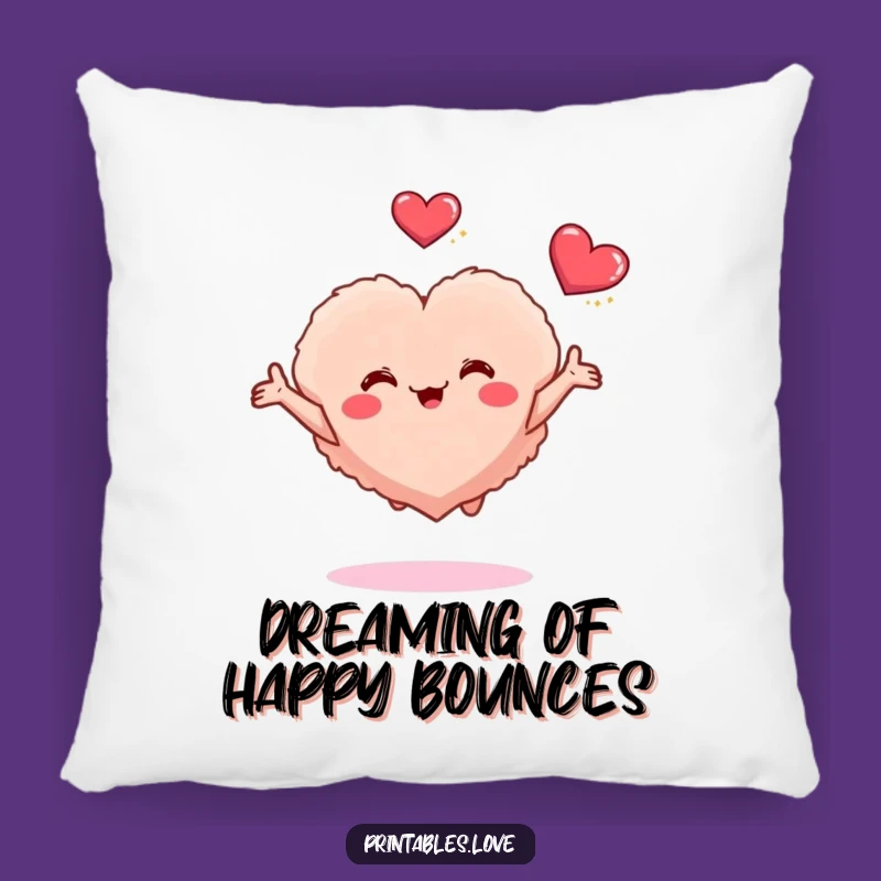 Funny Fluffy Heart Hug Pillow - Cozy Comfort with a Touch of Joy