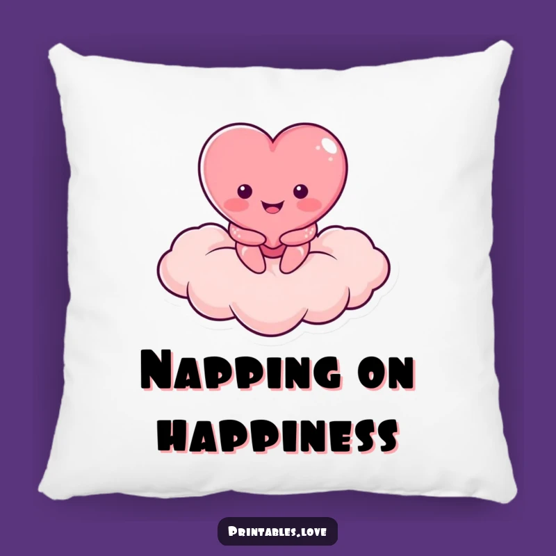 Funny Heart Cloud Dweller Pillow: Cuddle Your Dreams - Great Gift!