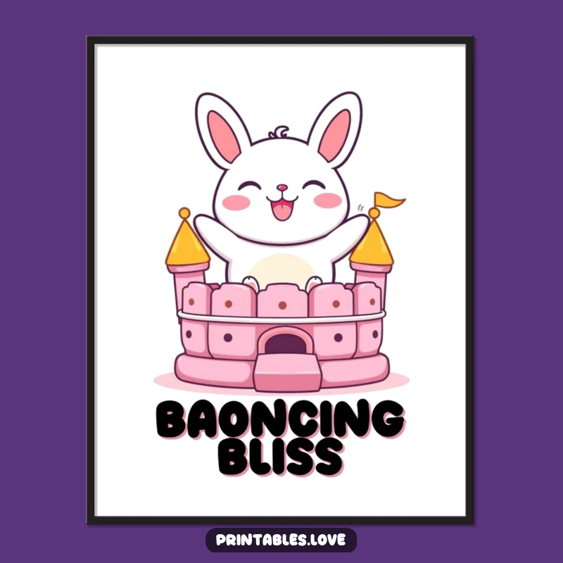 Funny Bao Bun Digital Art: Grinning Character Printable for Playful Spaces