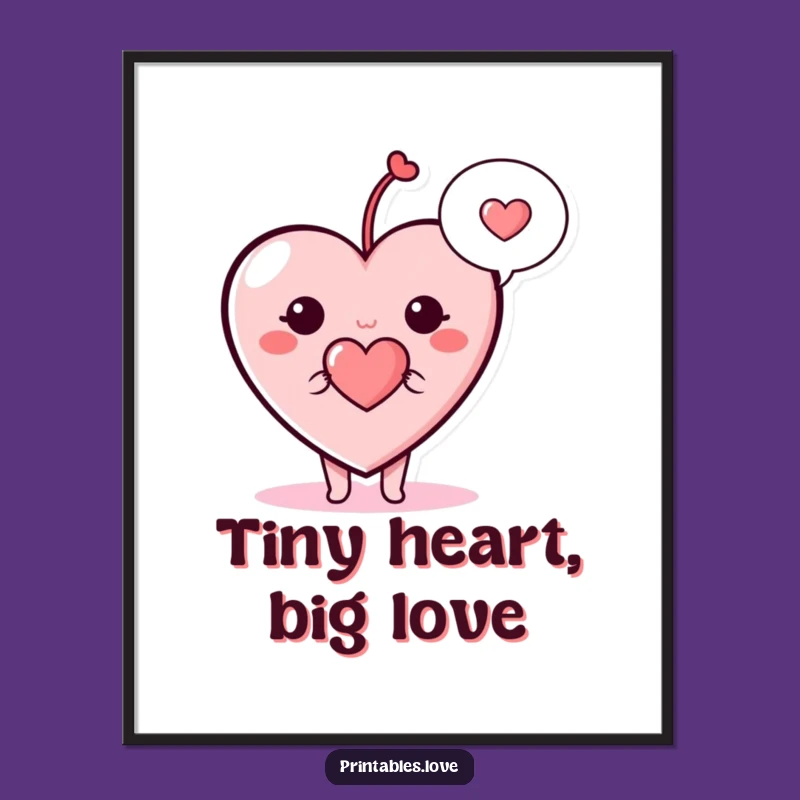 Funny Heart Digital Art - Speech Bubble Love Message Download