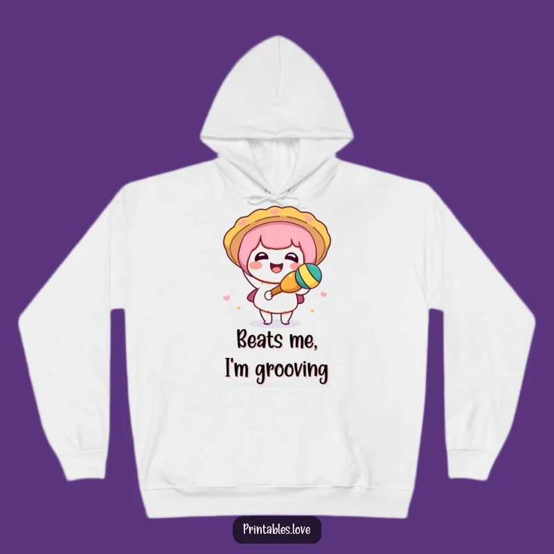 Funny Kawaii Maraca Hoodie: Cozy Up with Festive Vibes