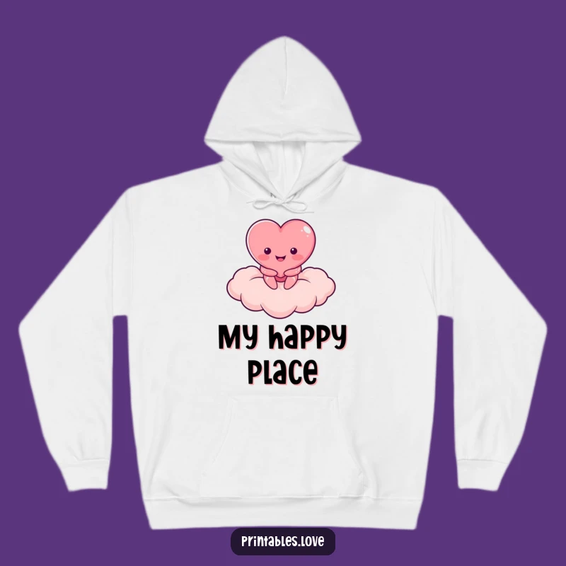 Funny Heart Cloud Dweller Hoodie: Cozy Up in Heavenly Comfort - Great Gift!