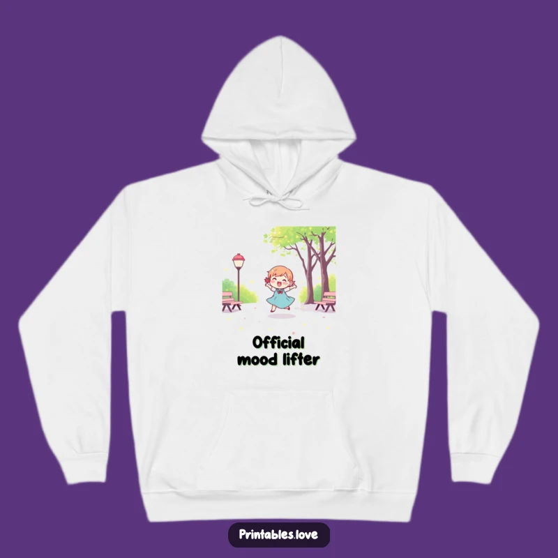 Funny Kawaii Dancing Hoodie: Cozy Park Vibes, The Ultimate Funny Gift!