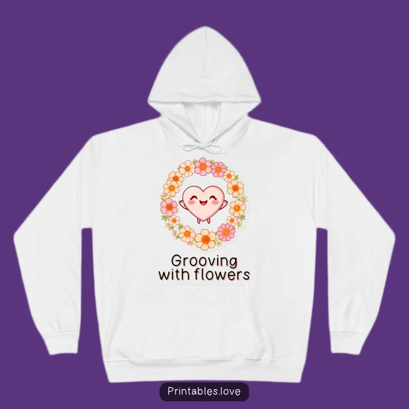 Funny Dancing Heart Hoodie: Cozy Joy, Awesome Gift Idea!
