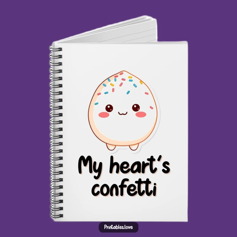 Funny Cheerful Mochi Notebook: Sprinkle Ideas, Hilarious Journal Gift
