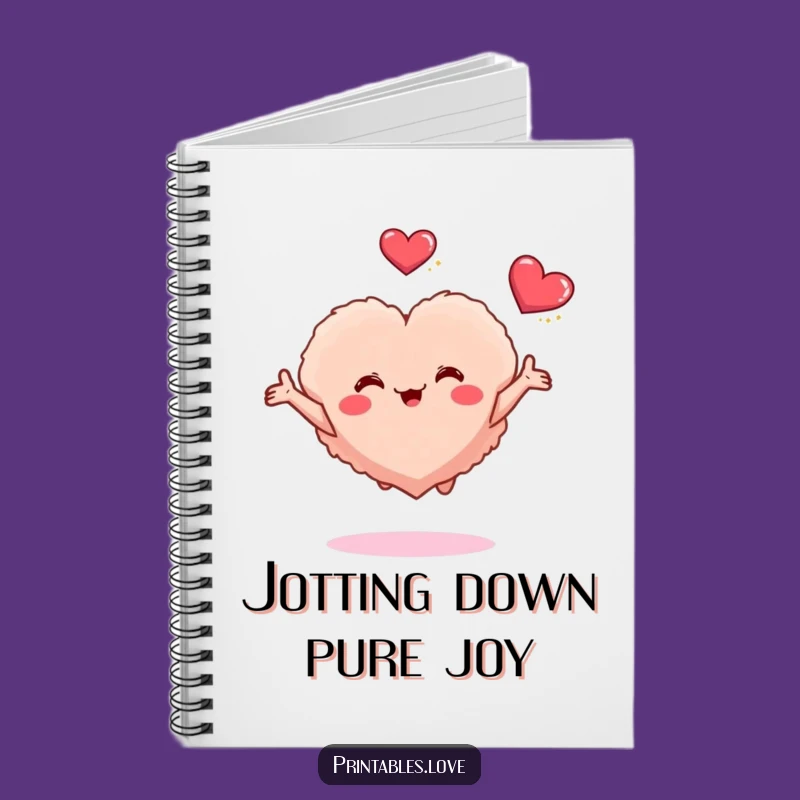 Funny Fluffy Heart Journal - Capture Your Joyful Thoughts and Ideas