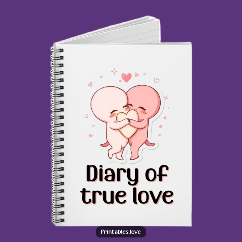 Funny Heart Hug Journal - Record Your Connected Thoughts and Feelings