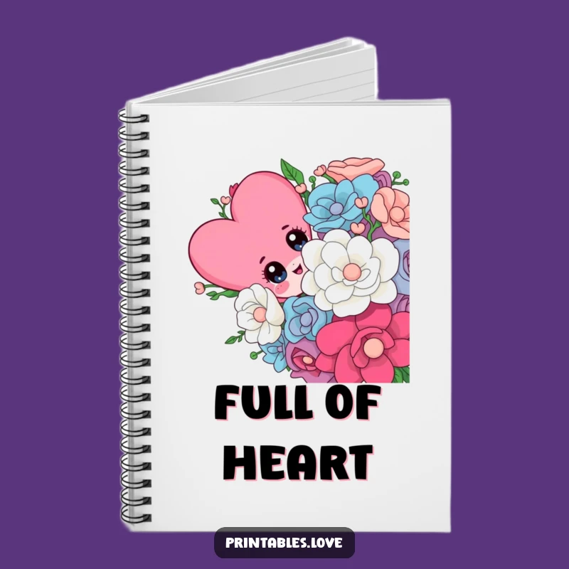 Funny Heart Notebook: Peeking Character Journal, Creative Funny Gift for Writers