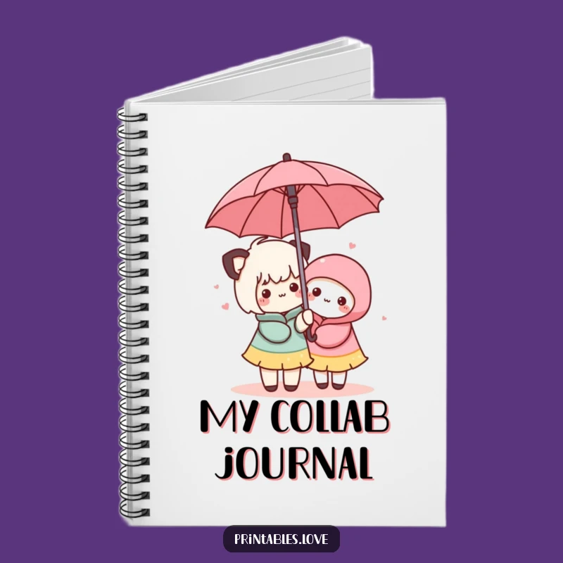 Funny Kawaii Umbrella Notebook: Record Friendship Memories!
