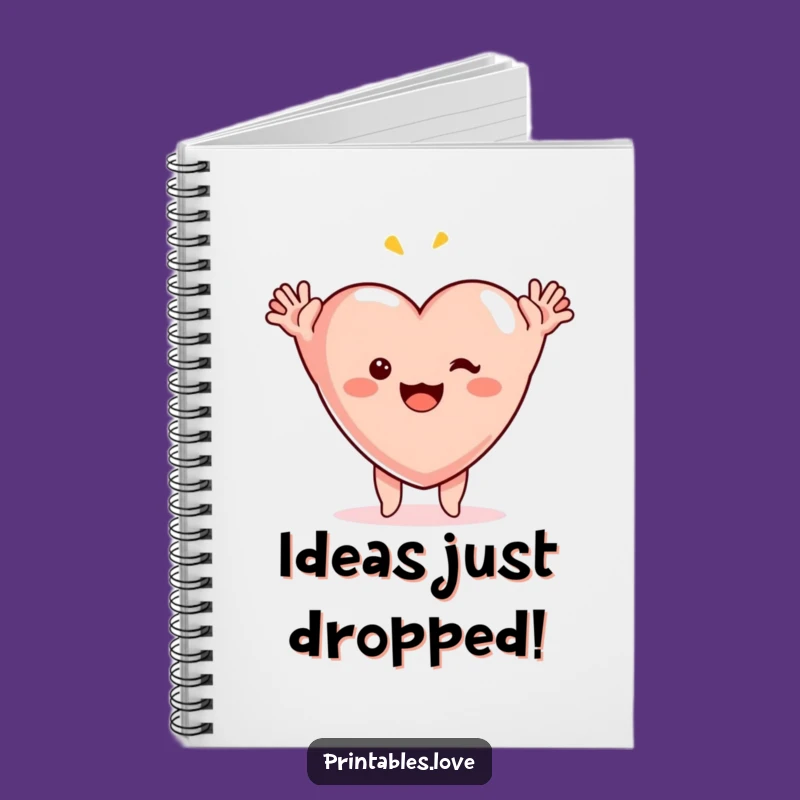 Funny Surprise Heart Notebook: Jot Down Ideas with Hilarious Joy