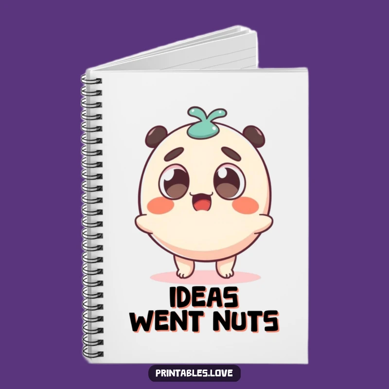 Funny Surprised Dango Notebook: Wobbling Ideas, Hilarious Journal Gift
