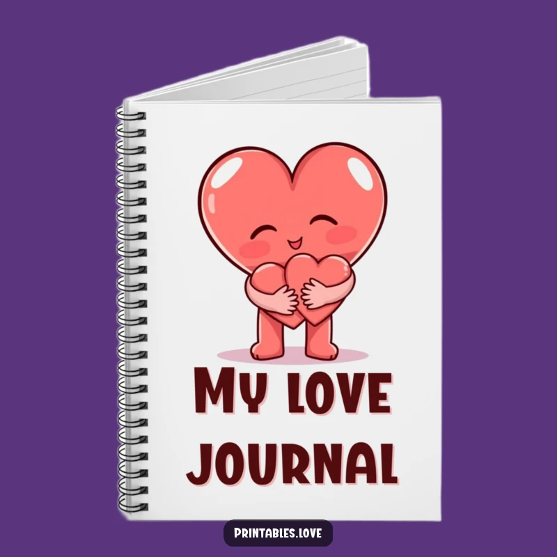Funny Heart Hug Notebook: Cute Journal's Funny Gift for Writers