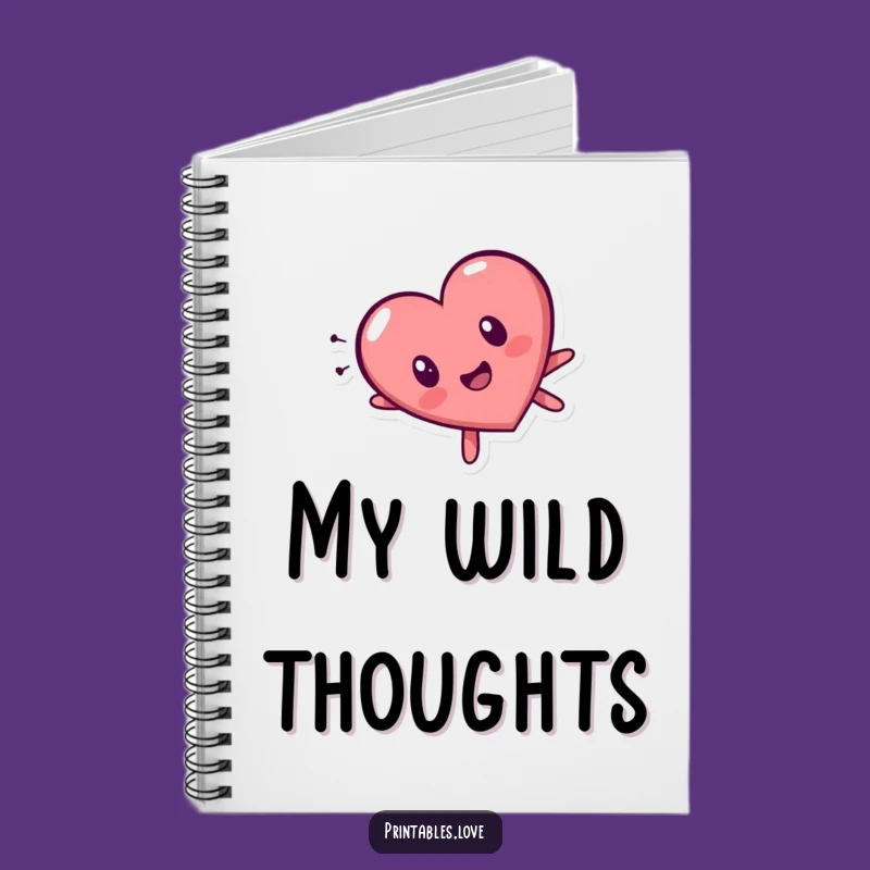Funny Tumbling Heart Notebook: Surprised Diary, Hilarious & Perfect Funny Gift for Writers