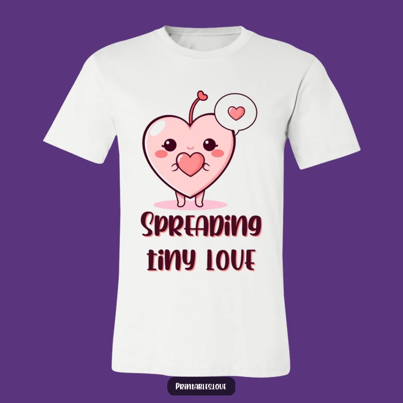 Funny Heart T-Shirt - Cute Speech Bubble Love Tee