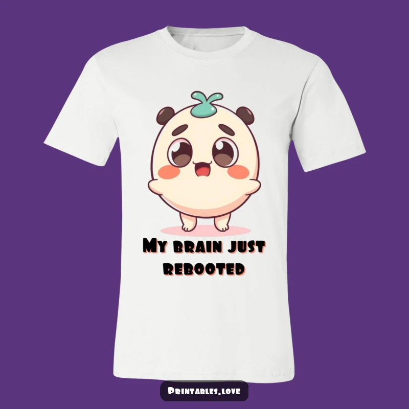 Funny Surprised Dango T-Shirt: Wobbling Excitedly, Hilarious Foodie Apparel Gift