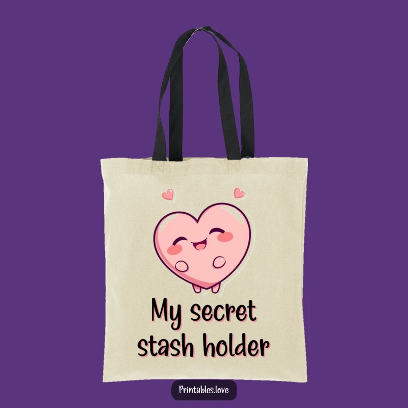 Funny Heart Mischief Tote Bag: Carry Your Giggles and Grins Everywhere